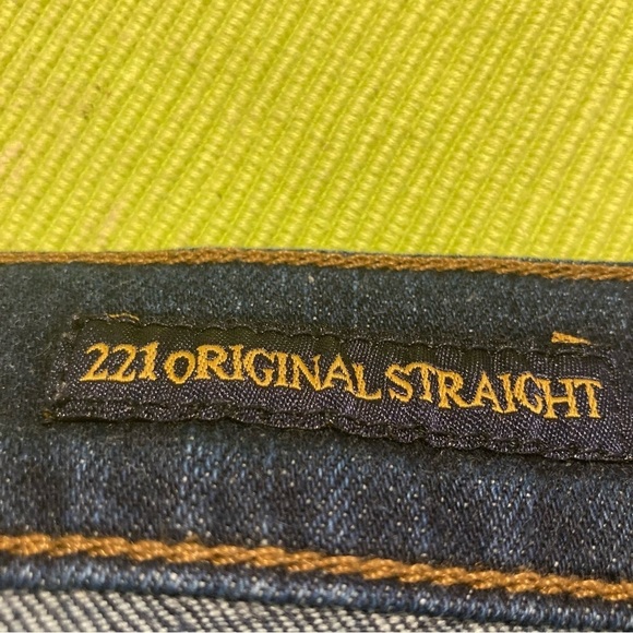 LUCKY BRAND Sz 38 x 34” 221  Original Straight Mid Wash 12” Rise Jeans - Picture 6 of 11